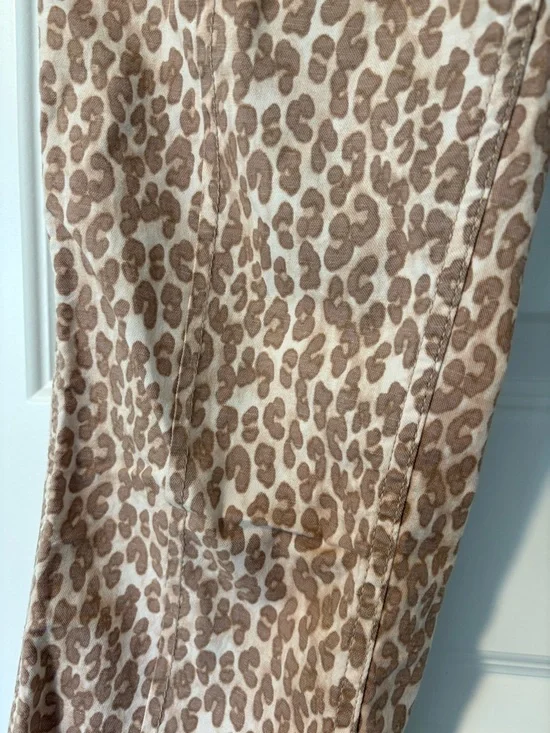 Anthropologie Leopard The Wanderer Pants Women’s Size 29 - Picture 8 of 9
